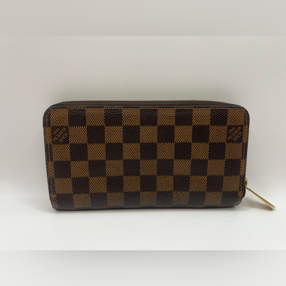 LOUIS VUITTON DAMIER EBENE ZIPPY WALLET